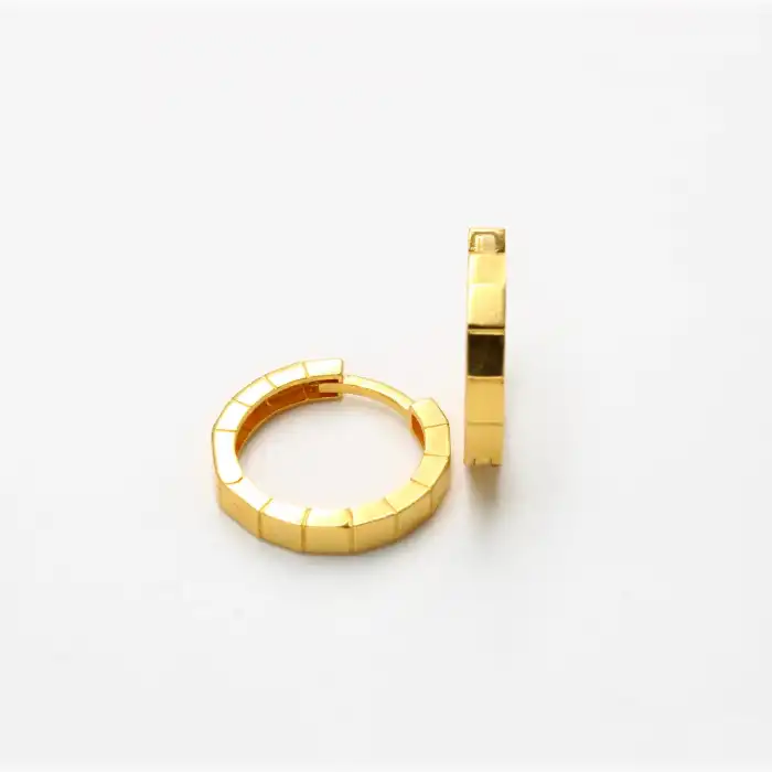 22 Ayar Tasarım Küpe