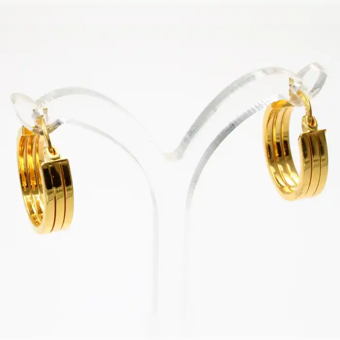 22 Ayar Tasarım Küpe