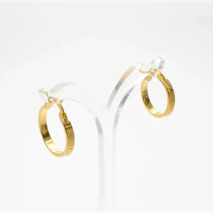 22 Ayar Tasarım Küpe