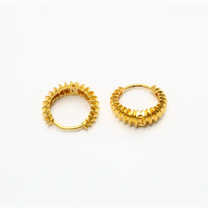 22 Ayar Tasarım Küpe