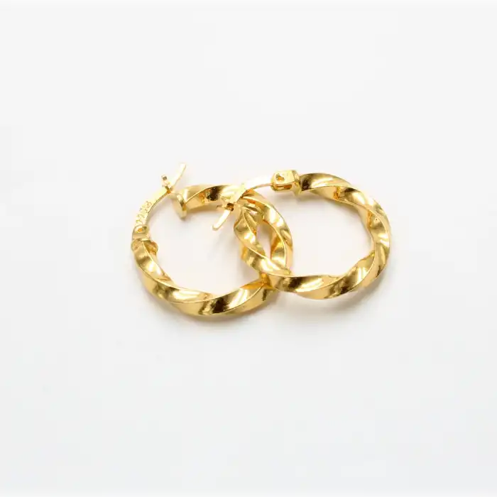 22 Ayar Tasarım Küpe