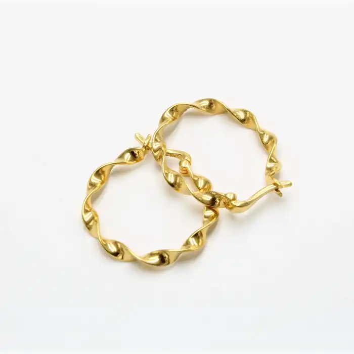 22 Ayar Tasarım Küpe