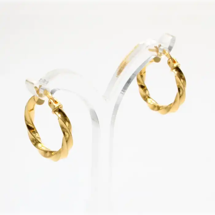 22 Ayar Tasarım Küpe