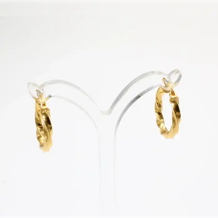 22 Ayar Tasarım Küpe