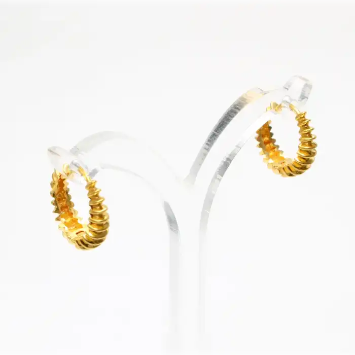 22 Ayar Tasarım Küpe