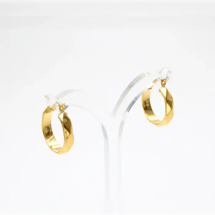 22 Ayar Tasarım Küpe