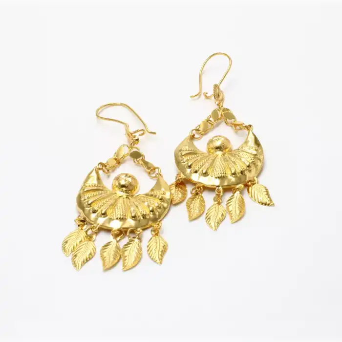 22 Ayar Tasarım Küpe