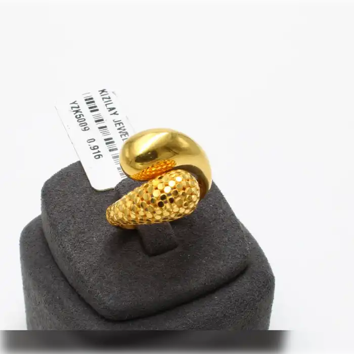 22 Ayar Tasarım Yüzük