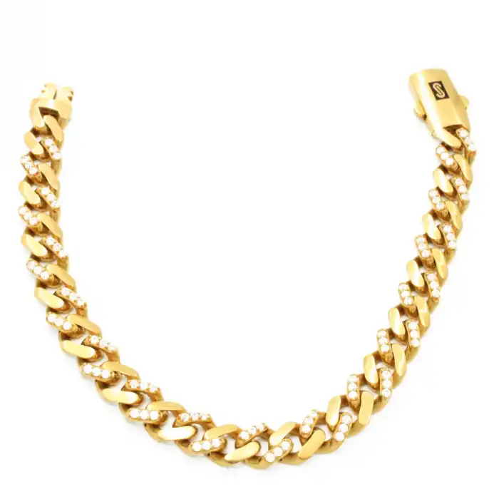 22 Ayar Taşlı Gurmet Bileklik