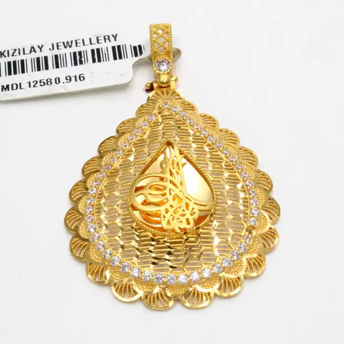 22 Ayar Taşlı Şık Tuğra