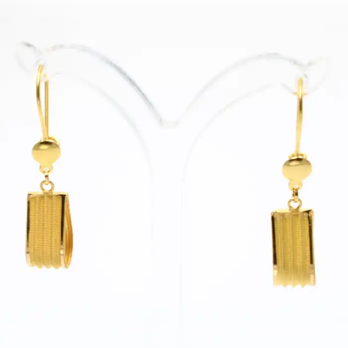 22 Ayar Trabzon Hasır Küpe