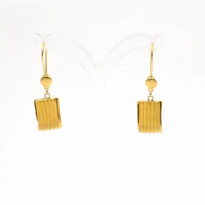 22 Ayar Trabzon Hasır Küpe