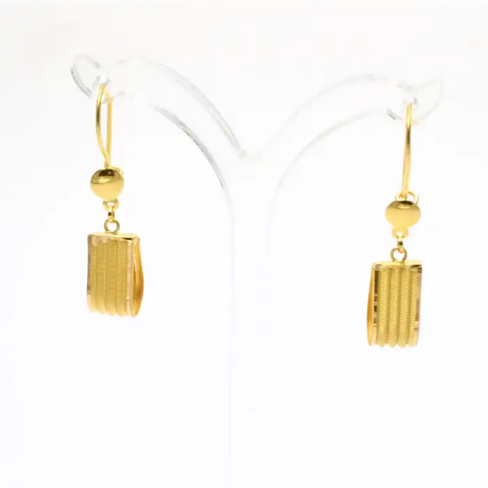 22 Ayar Trabzon Hasır Küpe