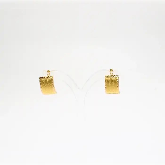 22 Ayar Trabzon Hasır Küpe