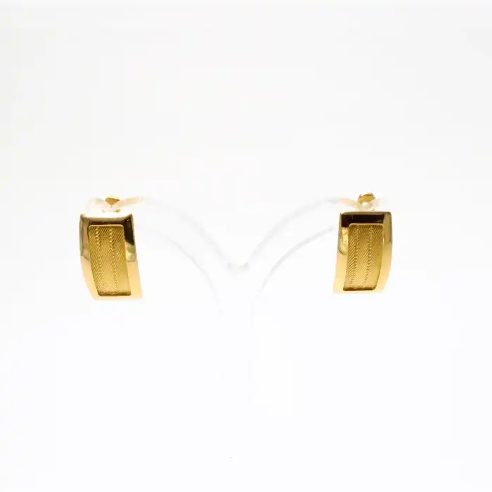 22 Ayar Trabzon Hasır Küpe