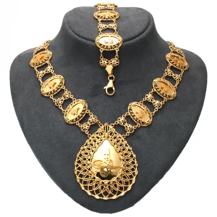 22 Ayar Tuğralı Set