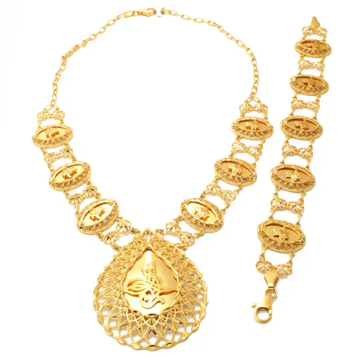 22 Ayar Tuğralı Set