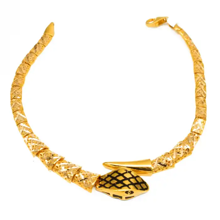 22 Ayar Yılan Bileklik