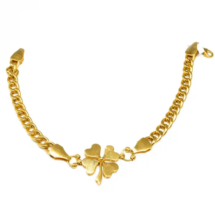 22 Ayar Yonca Gurmet Bileklik