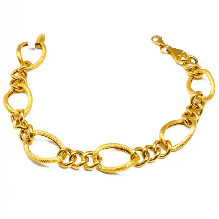 22 Ayar Zincir Halka Bileklik