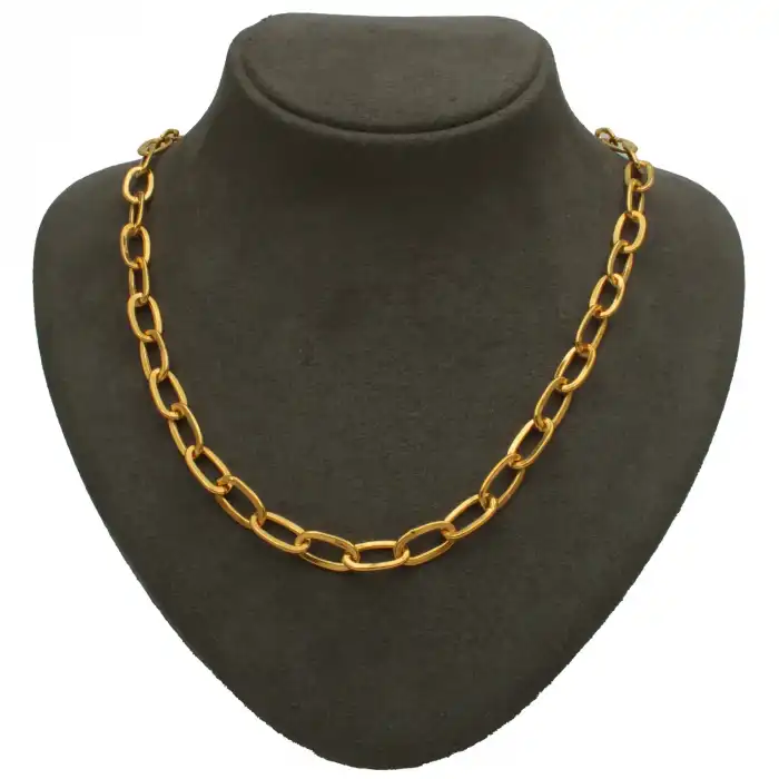 22 Ayar Zincir Halka Kolye