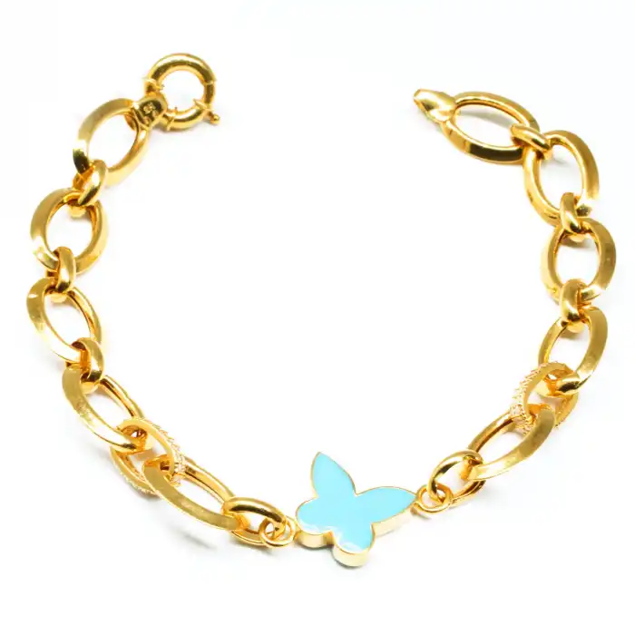 22 Ayar Zincir Obje Bileklik