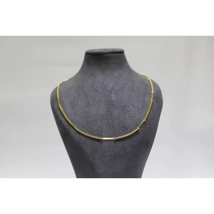 14 Ayar Altın Uzun Zincir Modeli Kolye