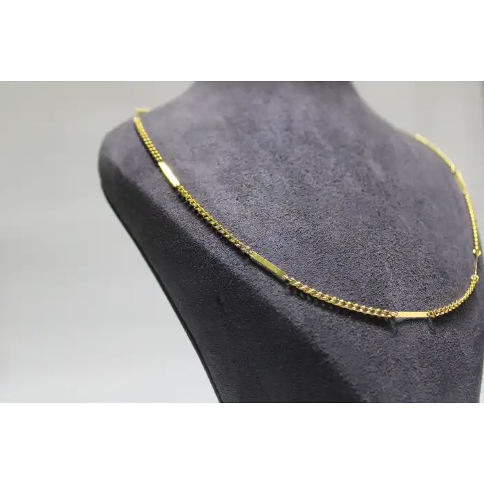 14 Ayar Altın Uzun Zincir Modeli Kolye