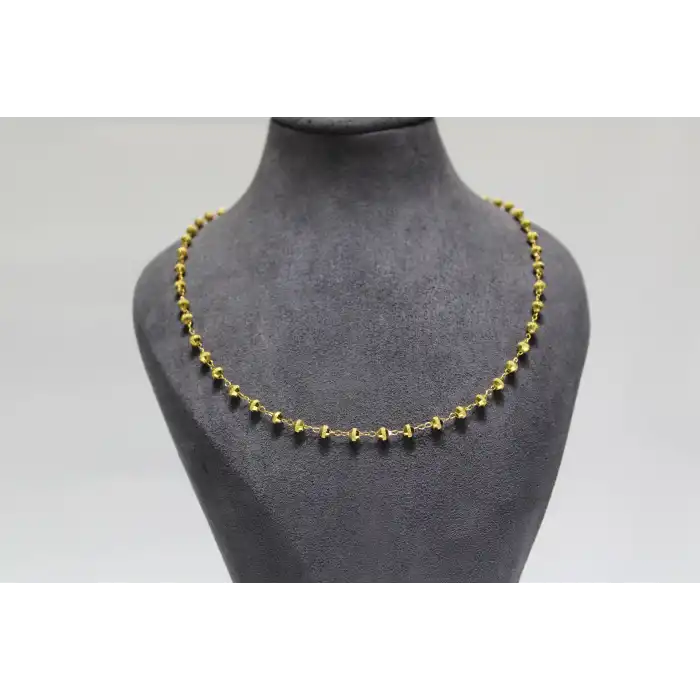 14 Ayar Altın Dorika Nohut Habbeli Kolye