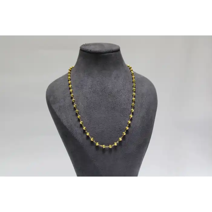 14 Ayar Altın Dorika Nohut Habbeli Kolye