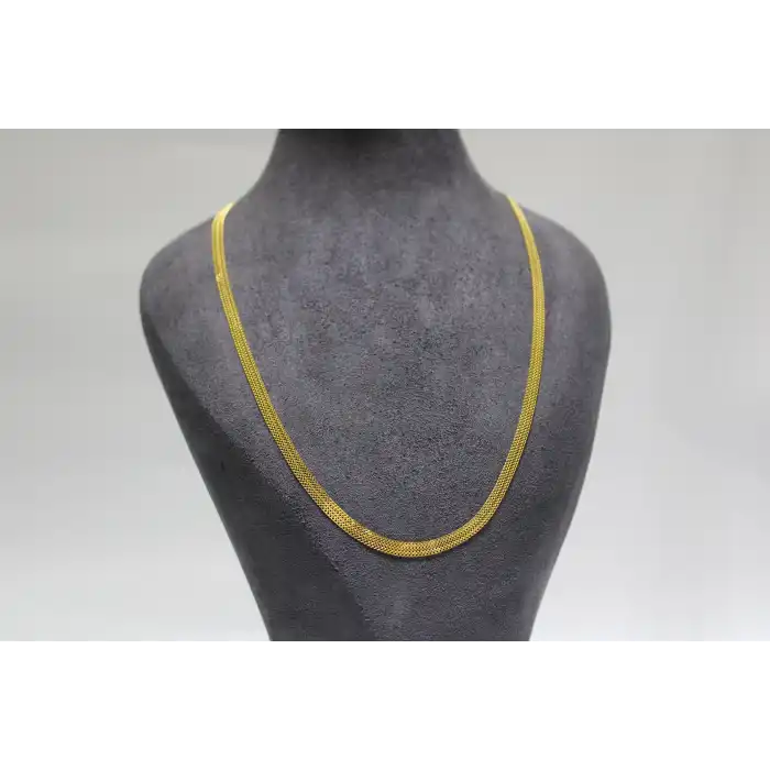 14 Ayar Altın İtalyan Hasır Kolye