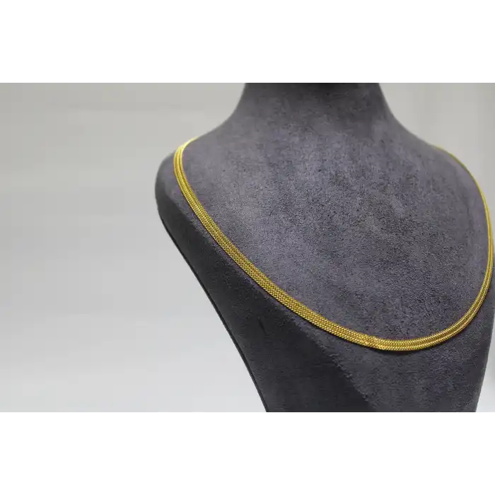 14 Ayar Altın İtalyan Hasır Kolye