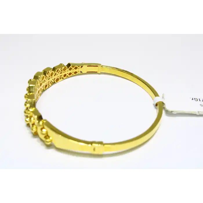 14 Ayar Altın Asimetrik Dorikalı Kelepçe 9.71 GR