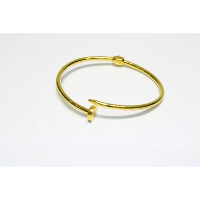 22 Ayar Altın Çivi Modeli Kelepçe Bilezik 11.05 GR KLP0971