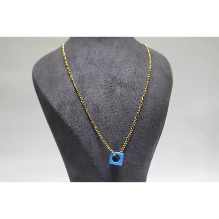 22 Ayar Altın Kolye Halkalı Şık ve Zarif Zincir 4.17 GR