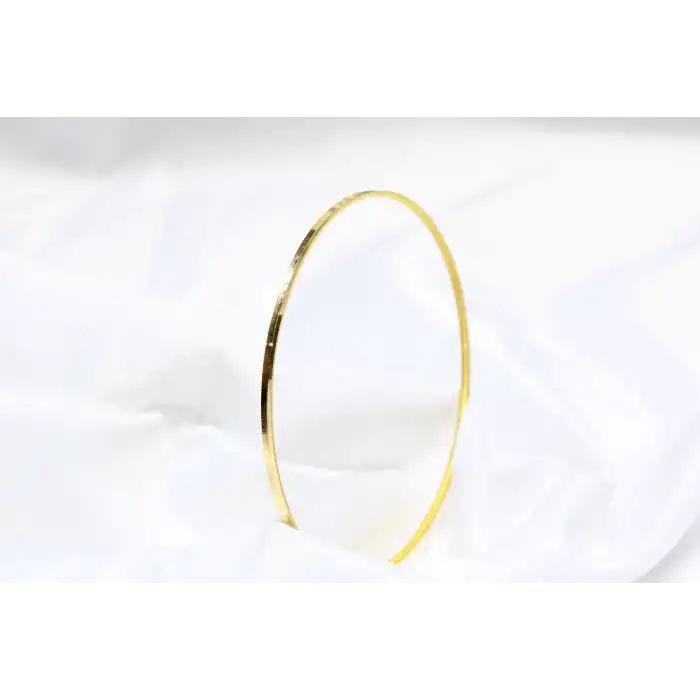 5 gr (GRAM) Oluklu Ajda Bilezik Işçiliksiz Yatırımlık 22 Ayar Altın