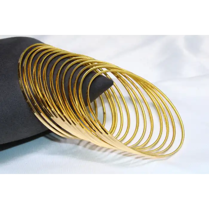 5 gr (GRAM) Oluklu Ajda Bilezik Işçiliksiz Yatırımlık 22 Ayar Altın