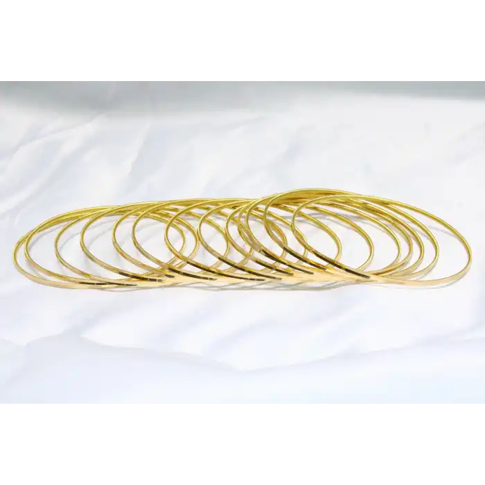 5 gr (GRAM) Oluklu Ajda Bilezik Işçiliksiz Yatırımlık 22 Ayar Altın