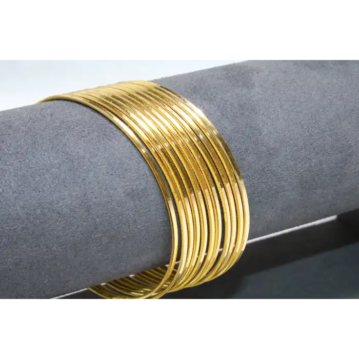 4 gr (GRAM) Oluklu Ajda Bilezik Işçiliksiz Yatırımlık 22 Ayar Altın