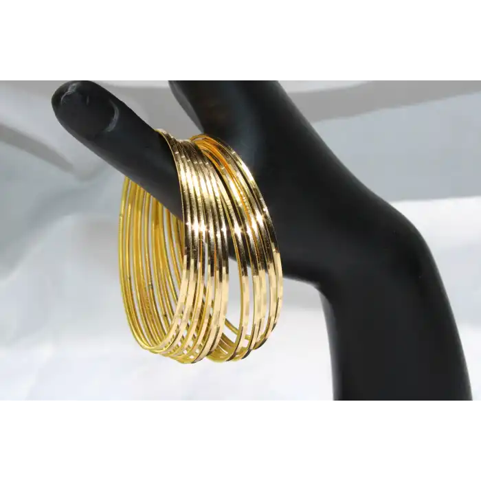 5 gr (GRAM) Oluklu Ajda Bilezik Işçiliksiz Yatırımlık 22 Ayar Altın