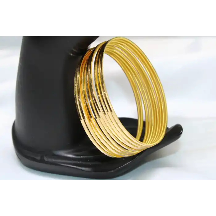 5 gr (GRAM) Oluklu Ajda Bilezik Işçiliksiz Yatırımlık 22 Ayar Altın