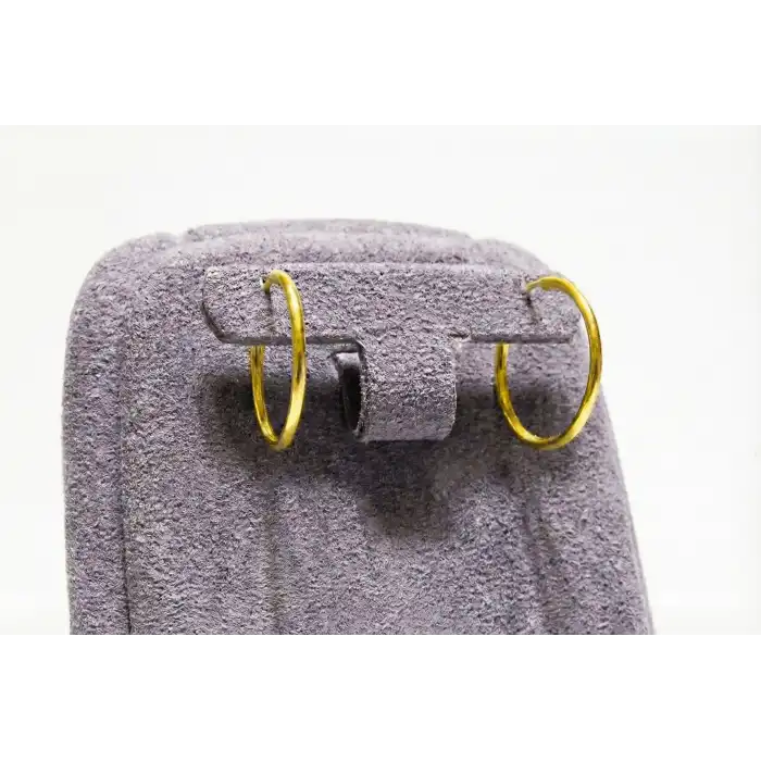 14 Ayar Altın Halka Küpe KPE1365