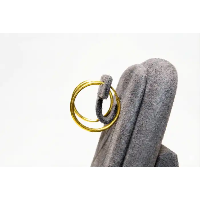 14 Ayar Altın Halka Küpe KPE1365