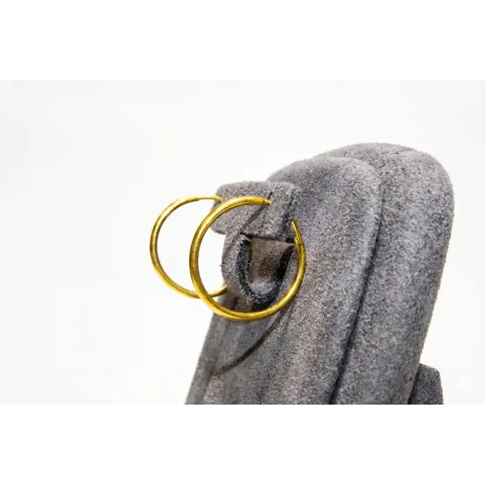 14 Ayar Altın Halka Küpe KPE1365