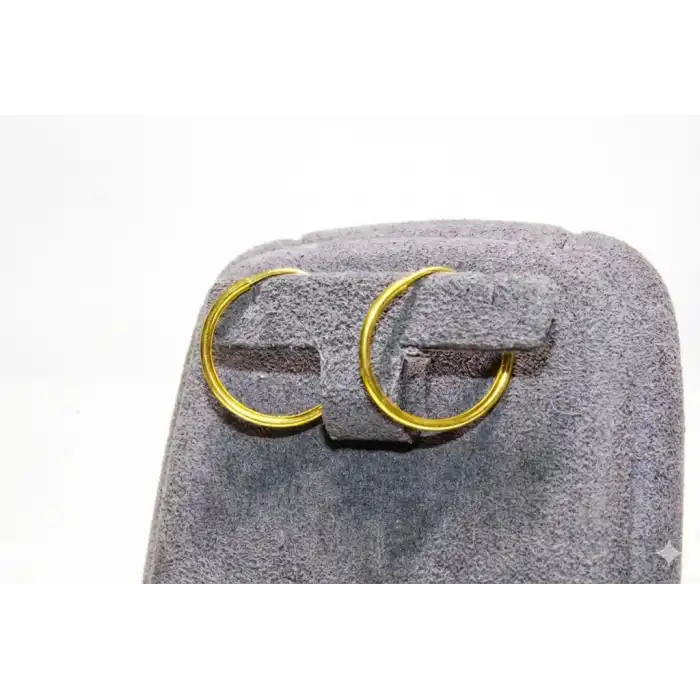 14 Ayar Altın Halka Küpe KPE1365