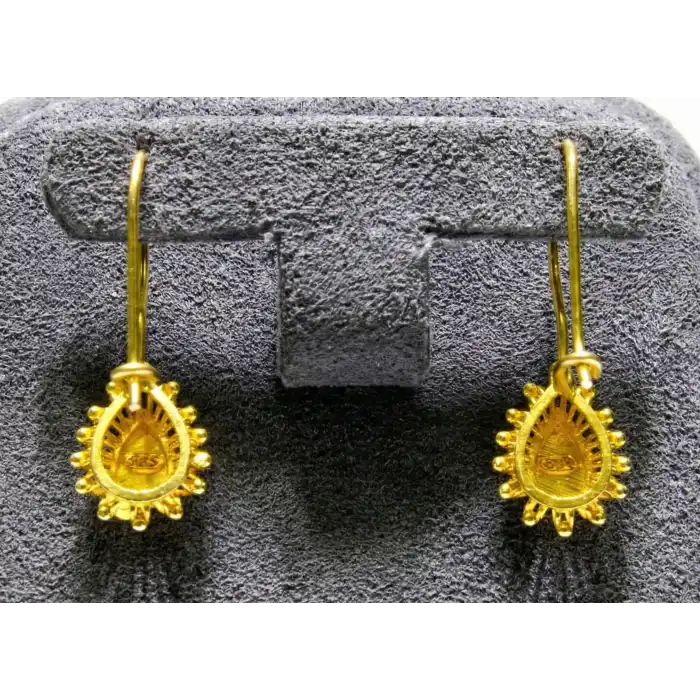 14 Ayar Altın Damla Küpe UME0129