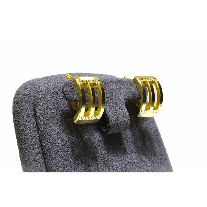 14 Ayar Altın Kaburga Modeli Küpe 2.32GR UME0227