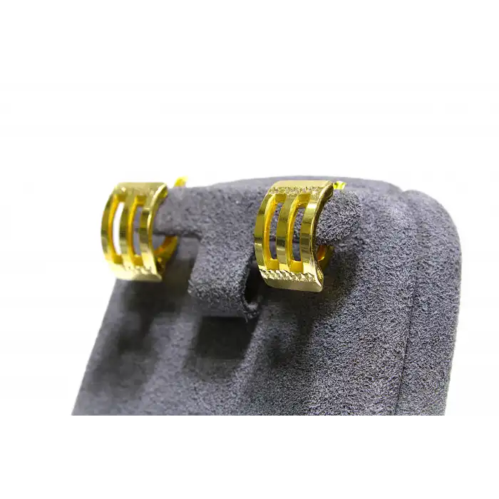 14 Ayar Altın Kaburga Modeli Küpe 2.32GR UME0227