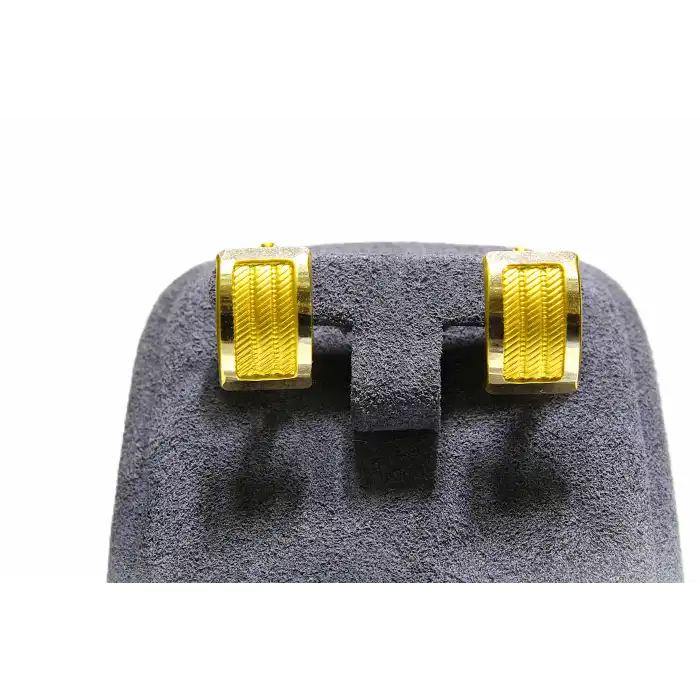 14 Ayar Altın Trabzon Hasırı Küpe 2.50GR KPE8631