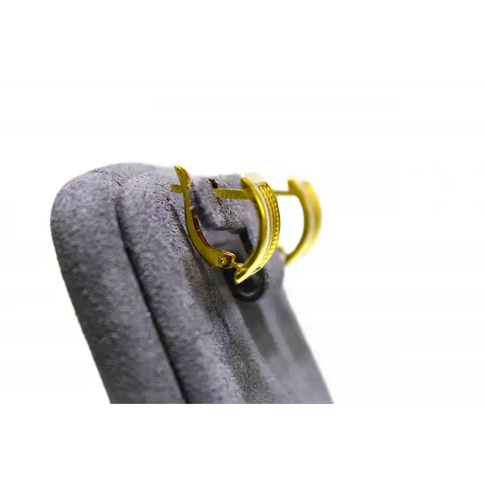 14 Ayar Altın Trabzon Hasırı Küpe 2.50GR KPE8631